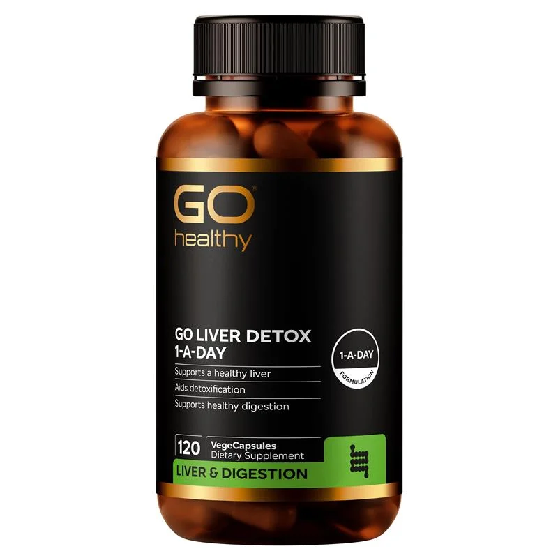 Go Healthy 高之源 护肝排毒胶囊 120粒 改善肝脏功能，护肝排毒 【保质期2029/02】